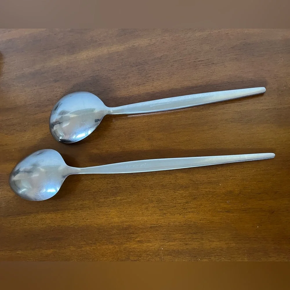 Stanley Roberts Astro Vintage stainless steel serving spoons